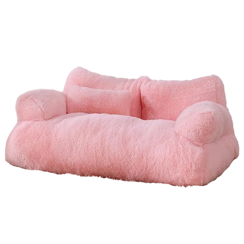 Sofá Pet Luxo de Pelúcia Cães