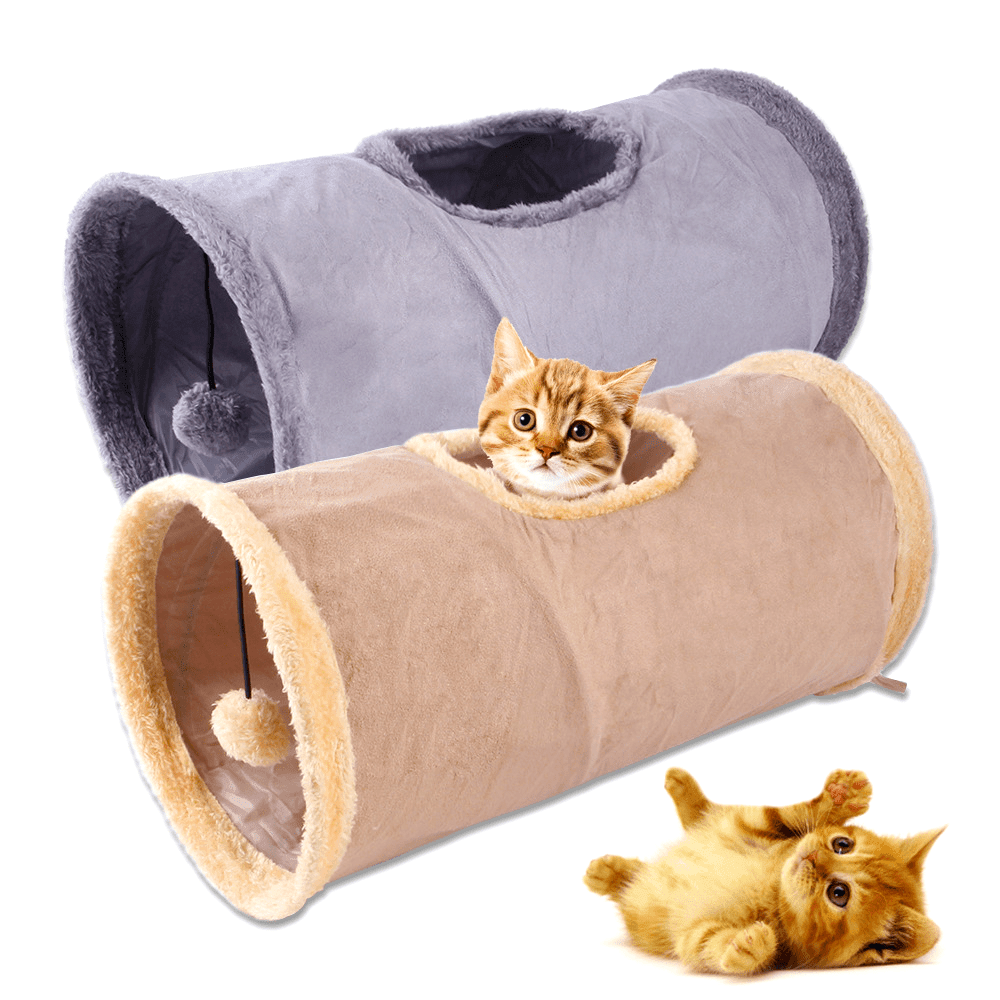 Túnel Peluciado para Gatos