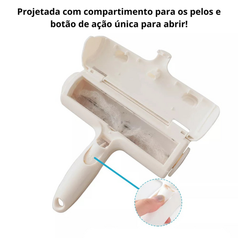 Escova Limpa Pelos para Tecidos