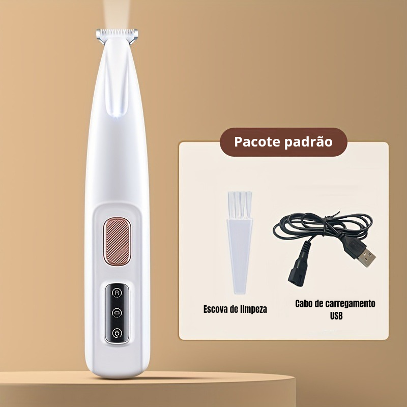 Aparador de Pelos de Pets Recarregável