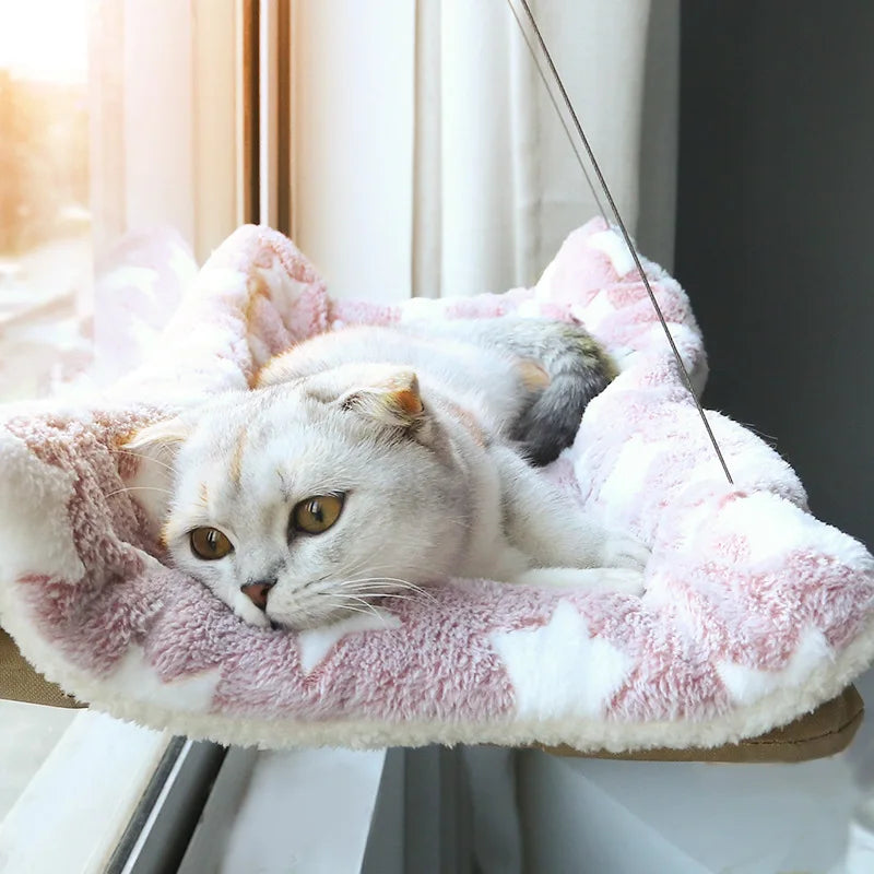 Cama de Janela Suspensa para Gatos