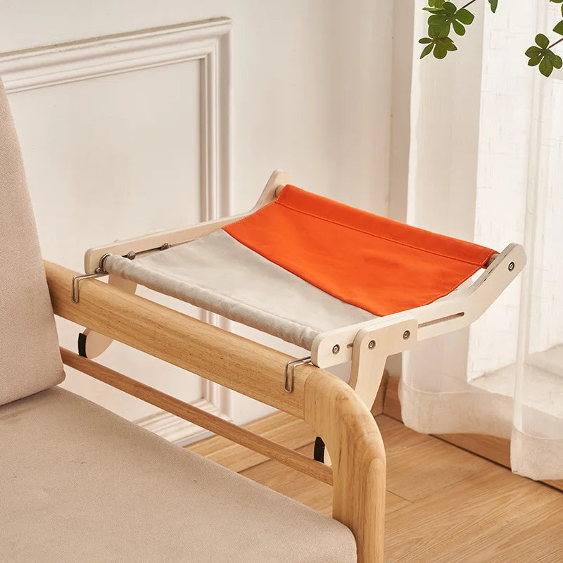 Cama de Gato Ajustável de Madeira