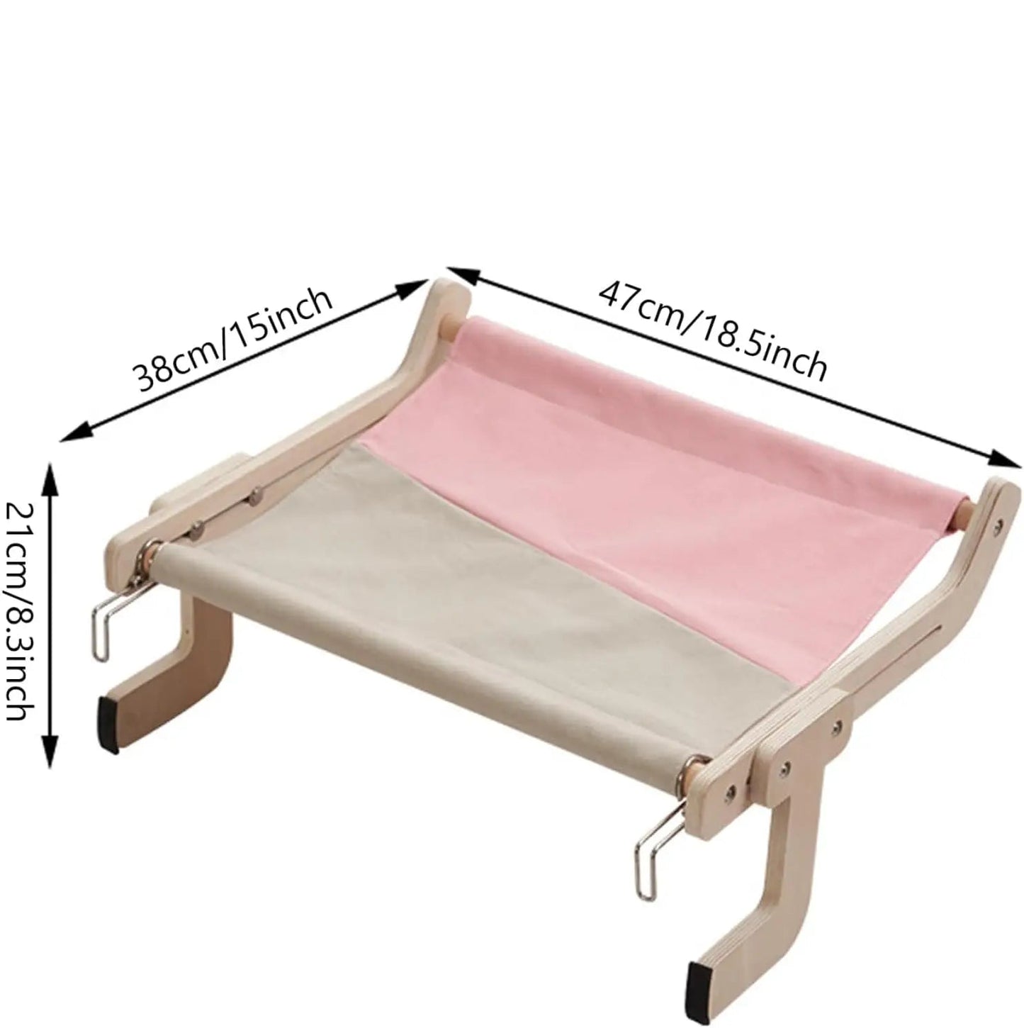 Cama de Gato Ajustável de Madeira