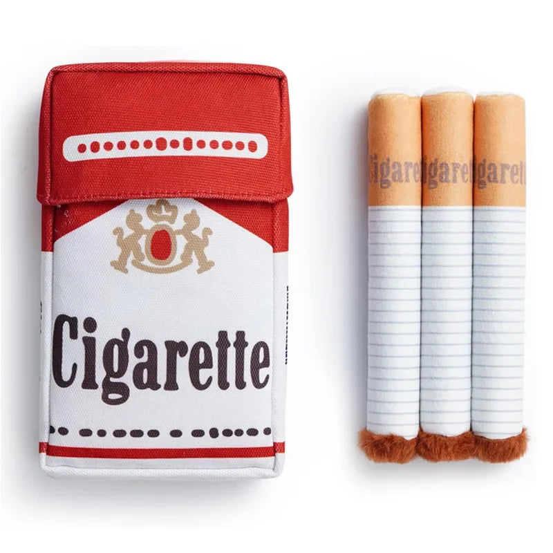 Brinquedo Cigarro de Pelúcia para Cães