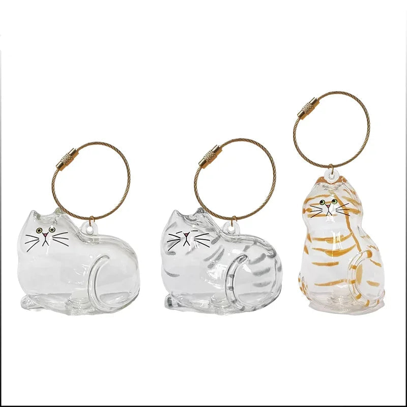 Porta Chaves de Acrílico para Pelos de Gatos