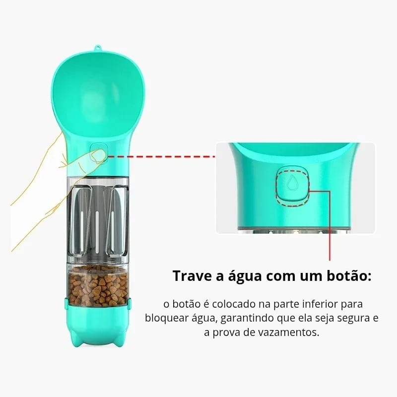Garrafa Portátil para Cães e Gatos