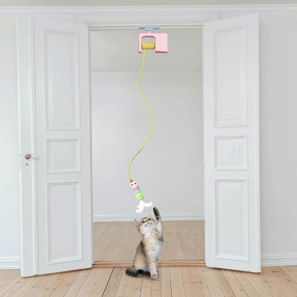 Brinquedo Elétrico Adesivo para Gatos