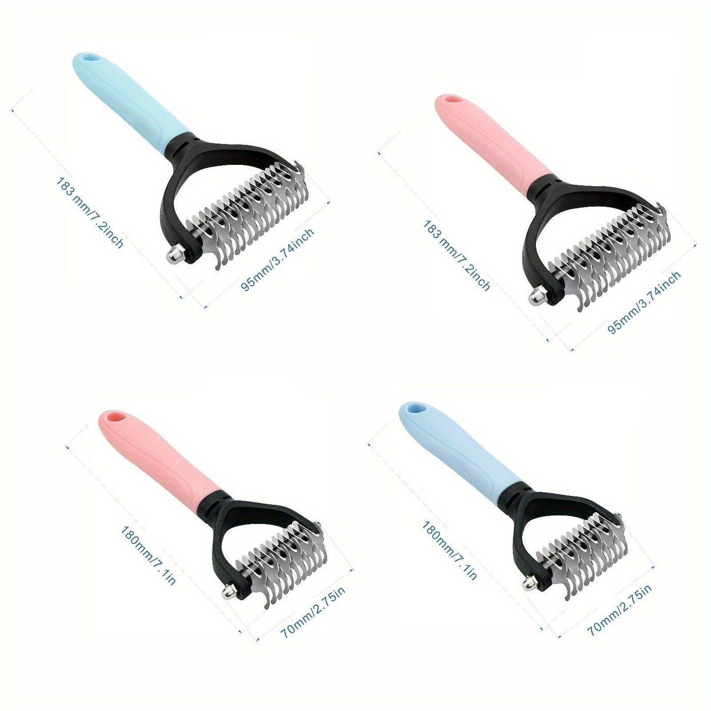 Escova de Aço pelos para Pets