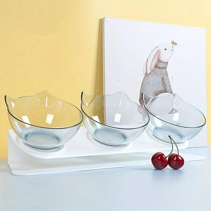 Tigela Elevada e Antiderrapante para Gatos