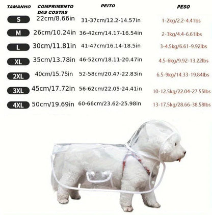 Capa de Chuva para Pets
