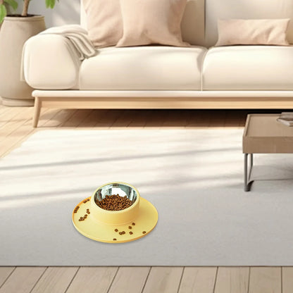 Tigela com Base Antiderrapante para Pets