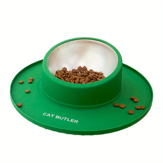 Tigela com Base Antiderrapante para Pets