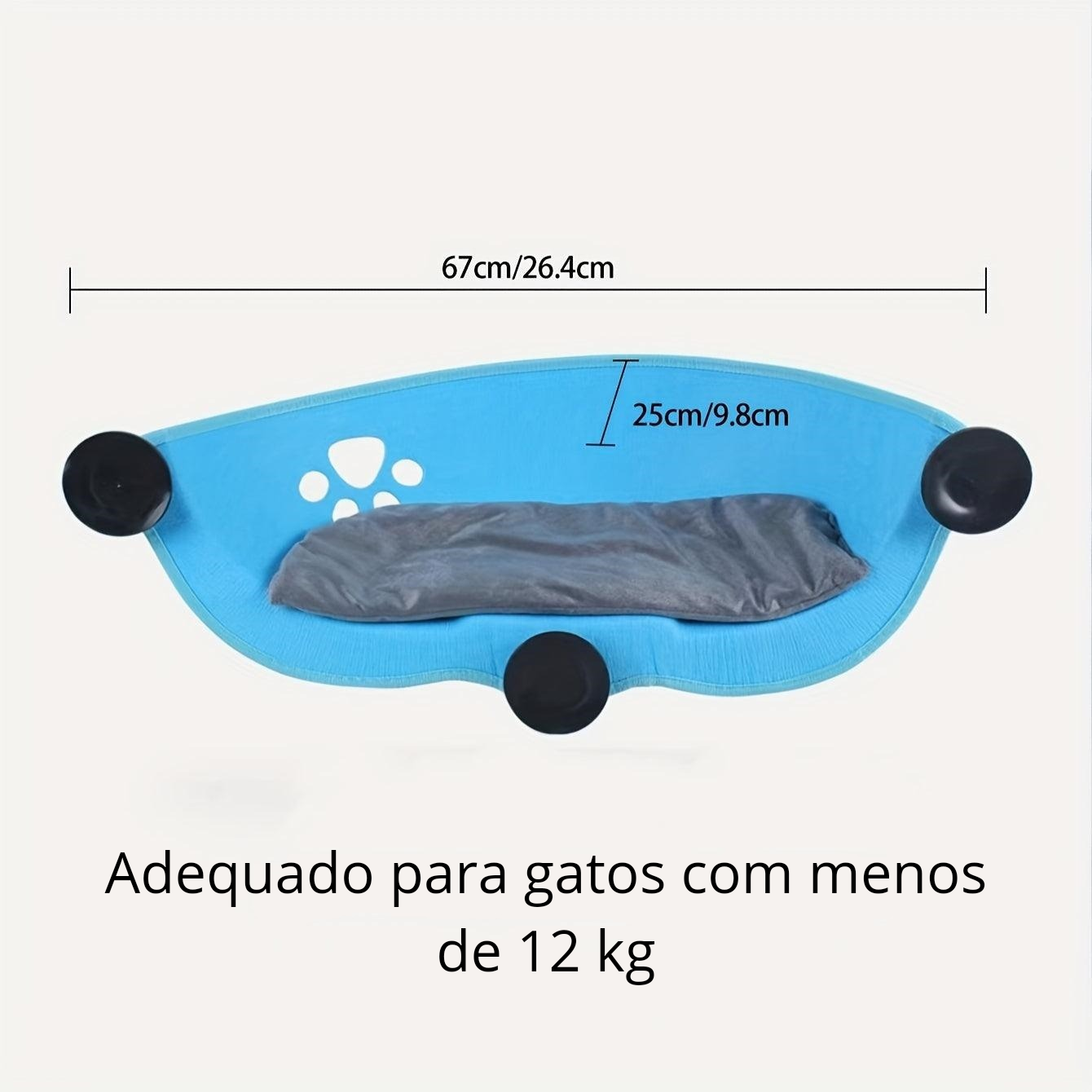 Cama de Janela Premium Para Gatos