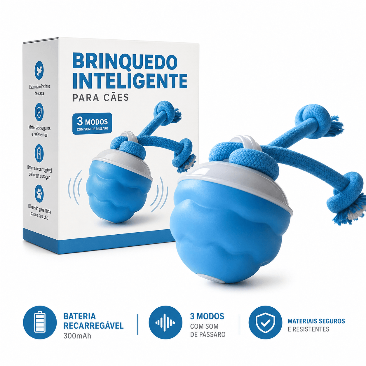 Brinquedo Giratório Interativo para Cães