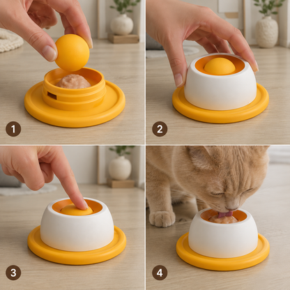 Brinquedo Interativo de Lamber para Cães