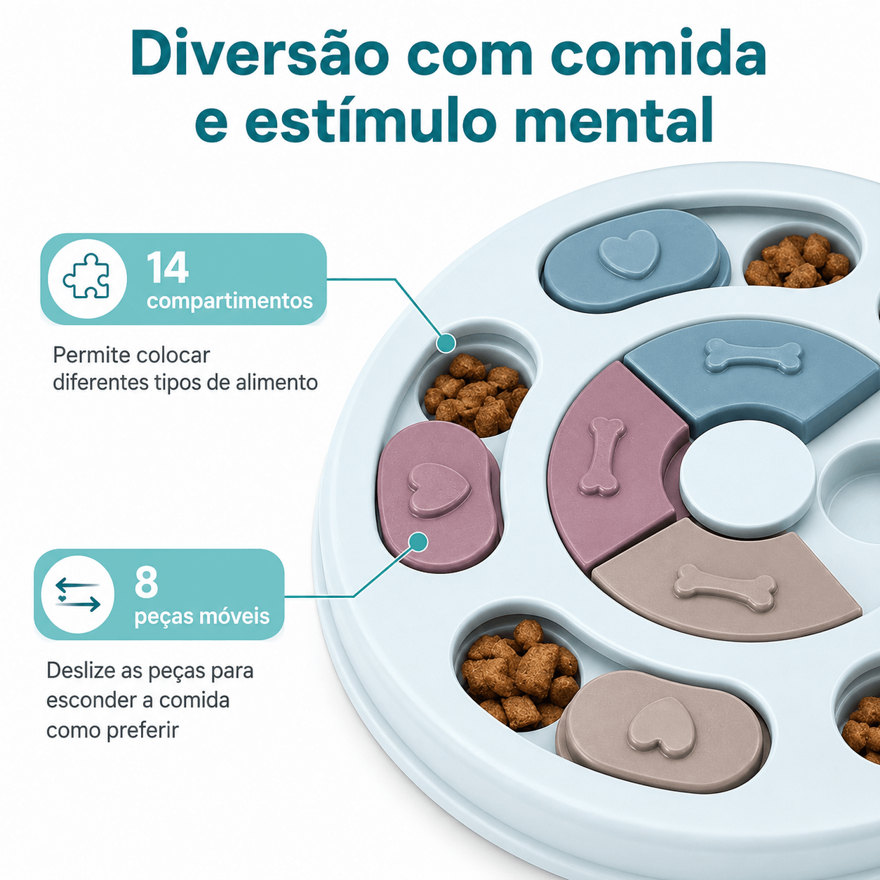 Brinquedo Interativo para Snacks
