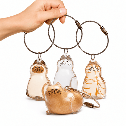 Porta Chaves de Acrílico para Pelos de Gatos