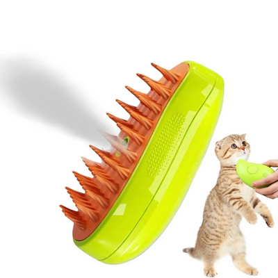 Escova a Vapor Recarregável Para Pets