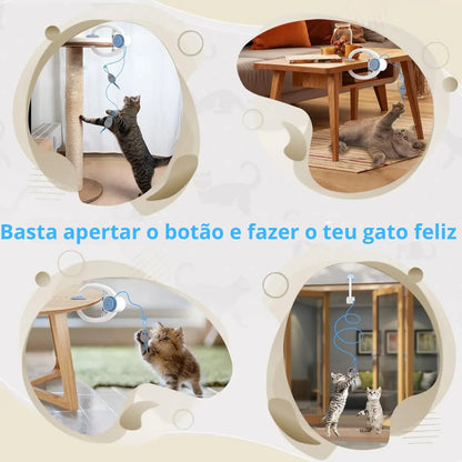 Brinquedo Interativo de Porta para Gatos