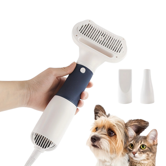 Secador de Pelos e Escova para Cuidado com Pets