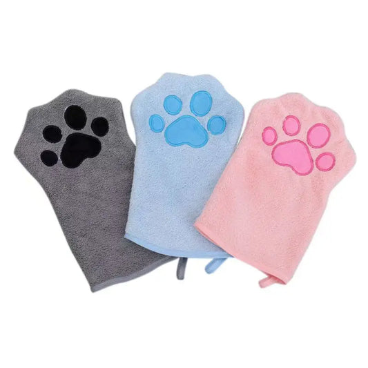 Luva de Microfibra de banho para Pets