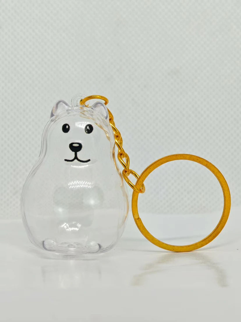 Chaveiro de Acrílico para Pelos de Cães