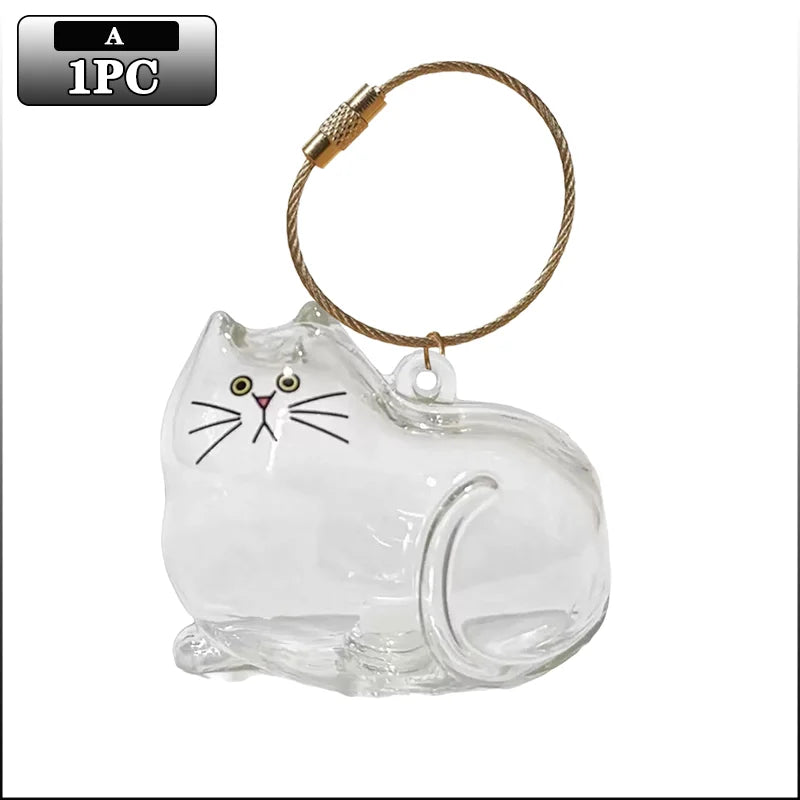 Chaveiro de Acrílico para Pelos de Gatos