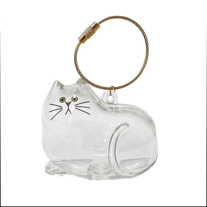 Porta Chaves de Acrílico para Pelos de Gatos