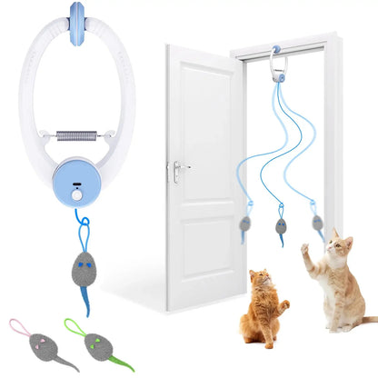 Brinquedo Interativo de Porta para Gatos
