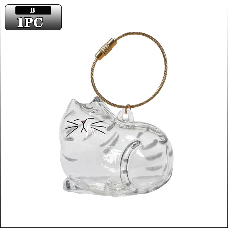 Chaveiro de Acrílico para Pelos de Gatos