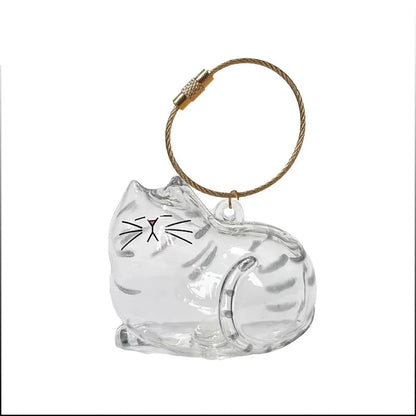 Porta Chaves de Acrílico para Pelos de Gatos