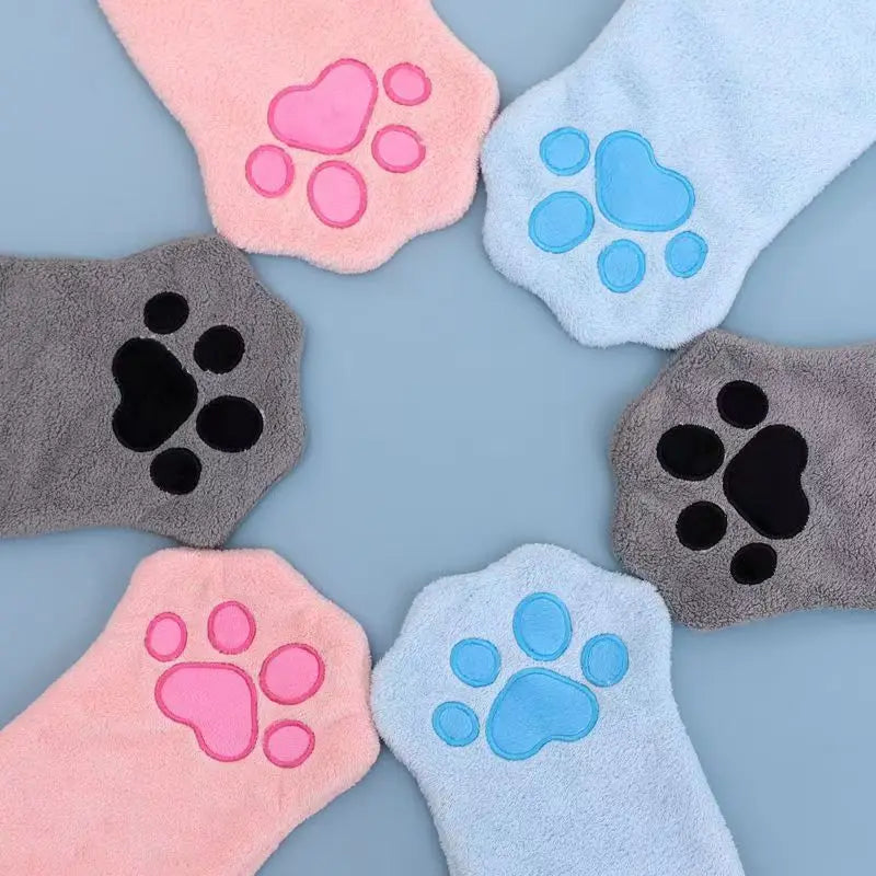 Luva de Microfibra de banho para Pets