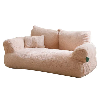 Sofá Pet Luxo de Pelúcia Cães