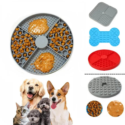 Tapete de Lamber com Ventosa para Cães