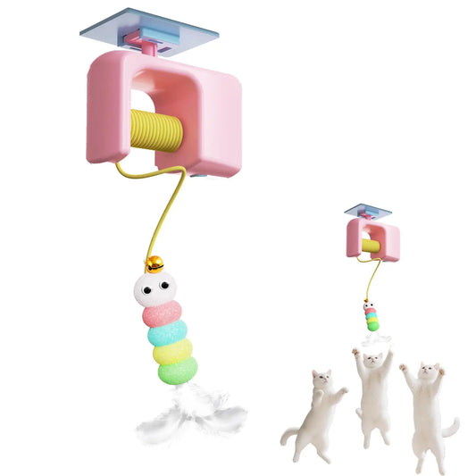Brinquedo Elétrico Adesivo para Gatos
