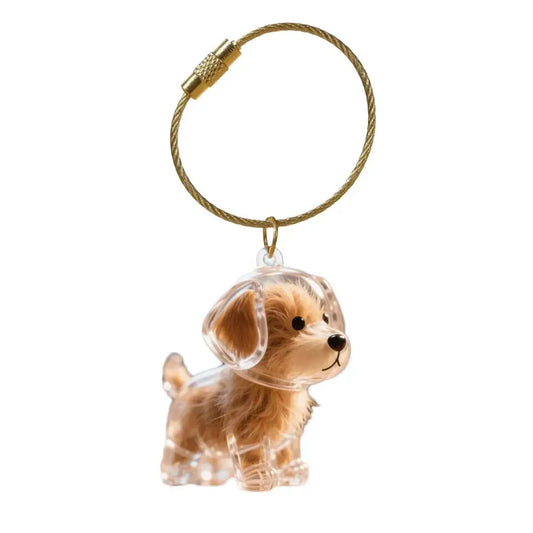 Chaveiro de Acrílico para Pelos de Cães