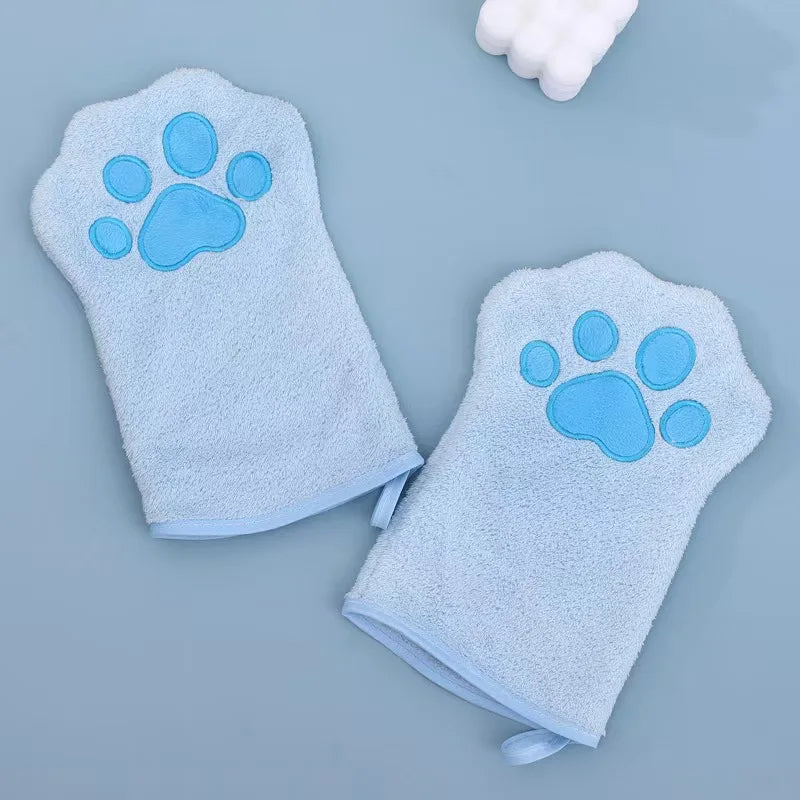 Luva de Microfibra de banho para Pets