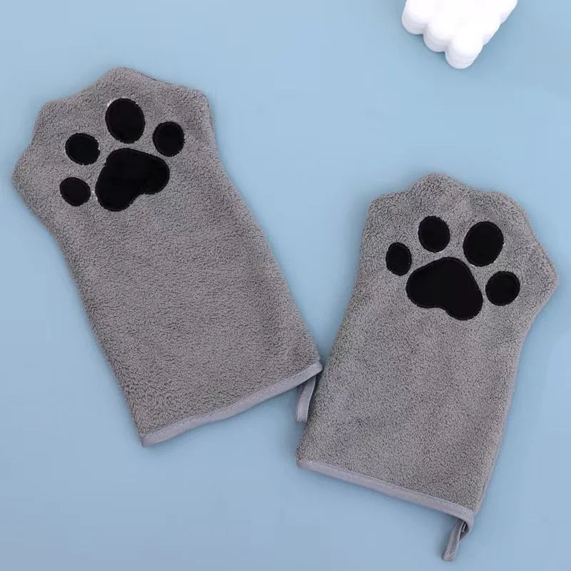Luva de Microfibra de banho para Pets