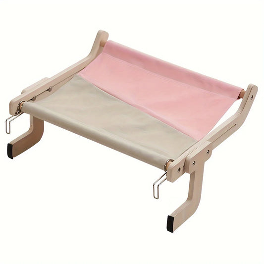 Cama de Gato Ajustável de Madeira