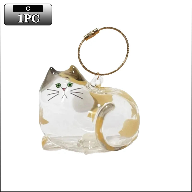 Chaveiro de Acrílico para Pelos de Gatos