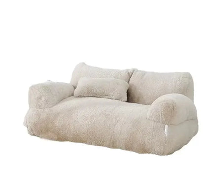 Sofá Pet Luxo de Pelúcia Cães