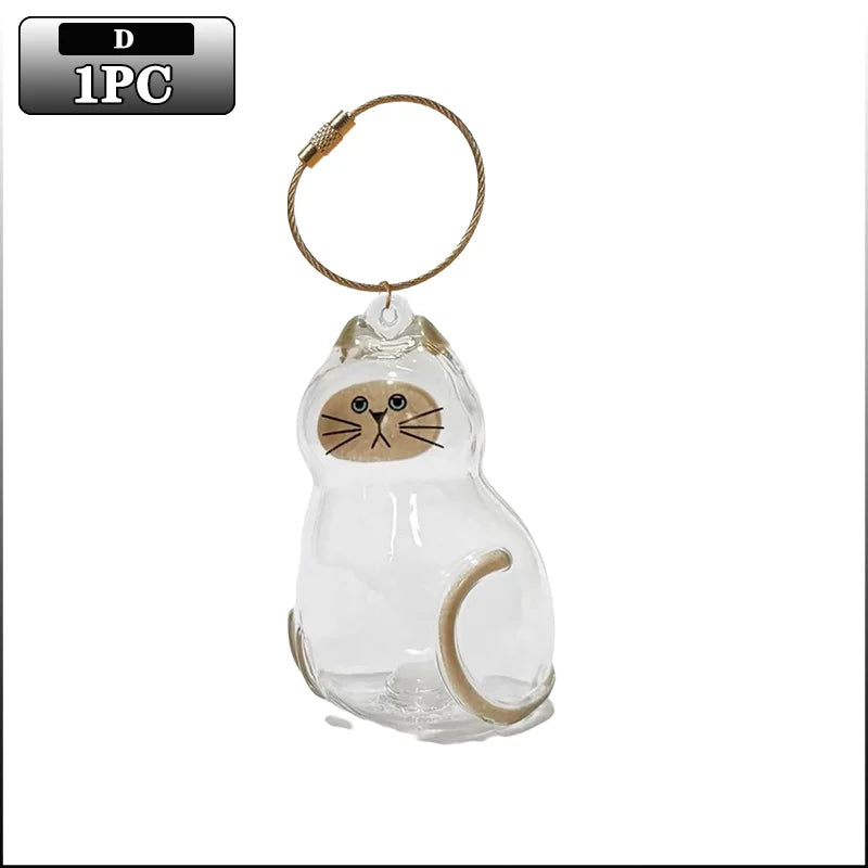 Chaveiro de Acrílico para Pelos de Gatos