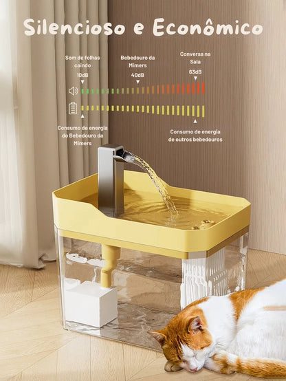 Fonte de Água Automática para Gatos