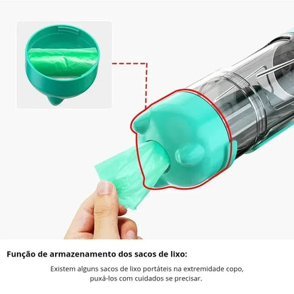 Garrafa Portátil para Cães e Gatos