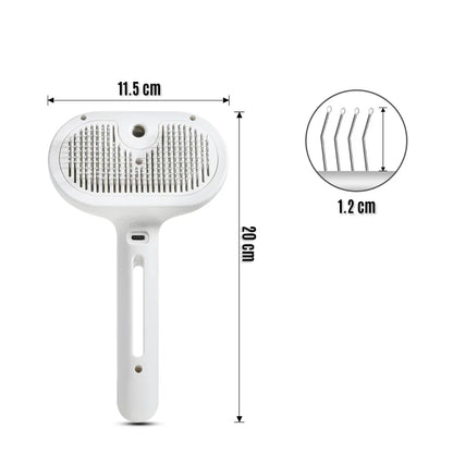 Escova com Vapor para Limpeza de Pelos