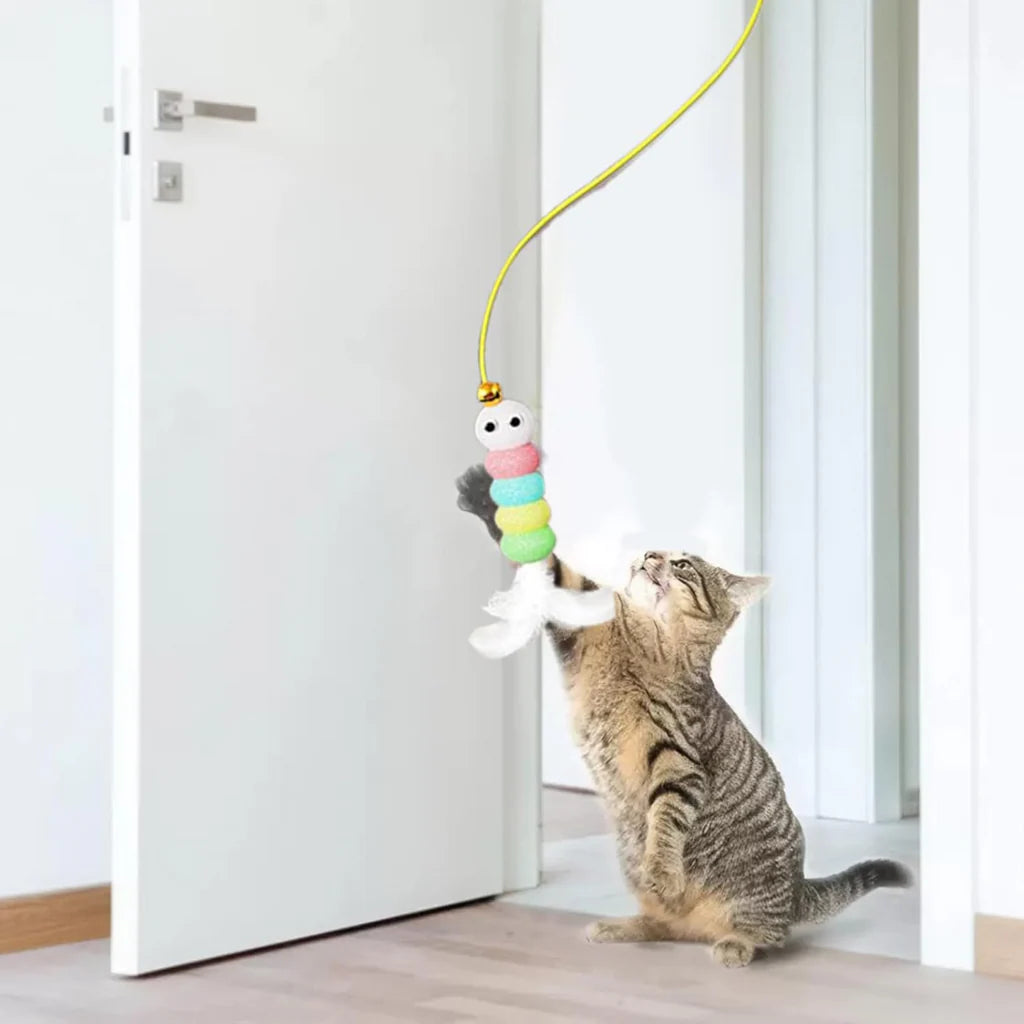 Brinquedo Elétrico Adesivo para Gatos