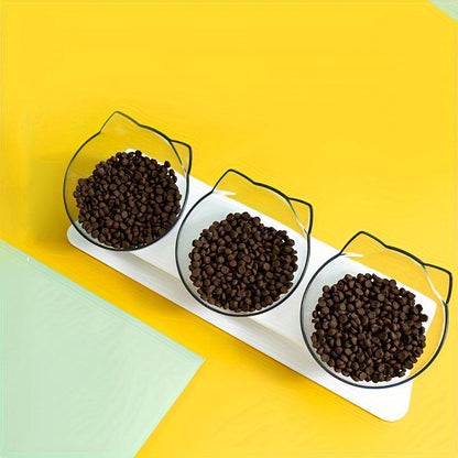 Tigela Elevada e Antiderrapante para Gatos