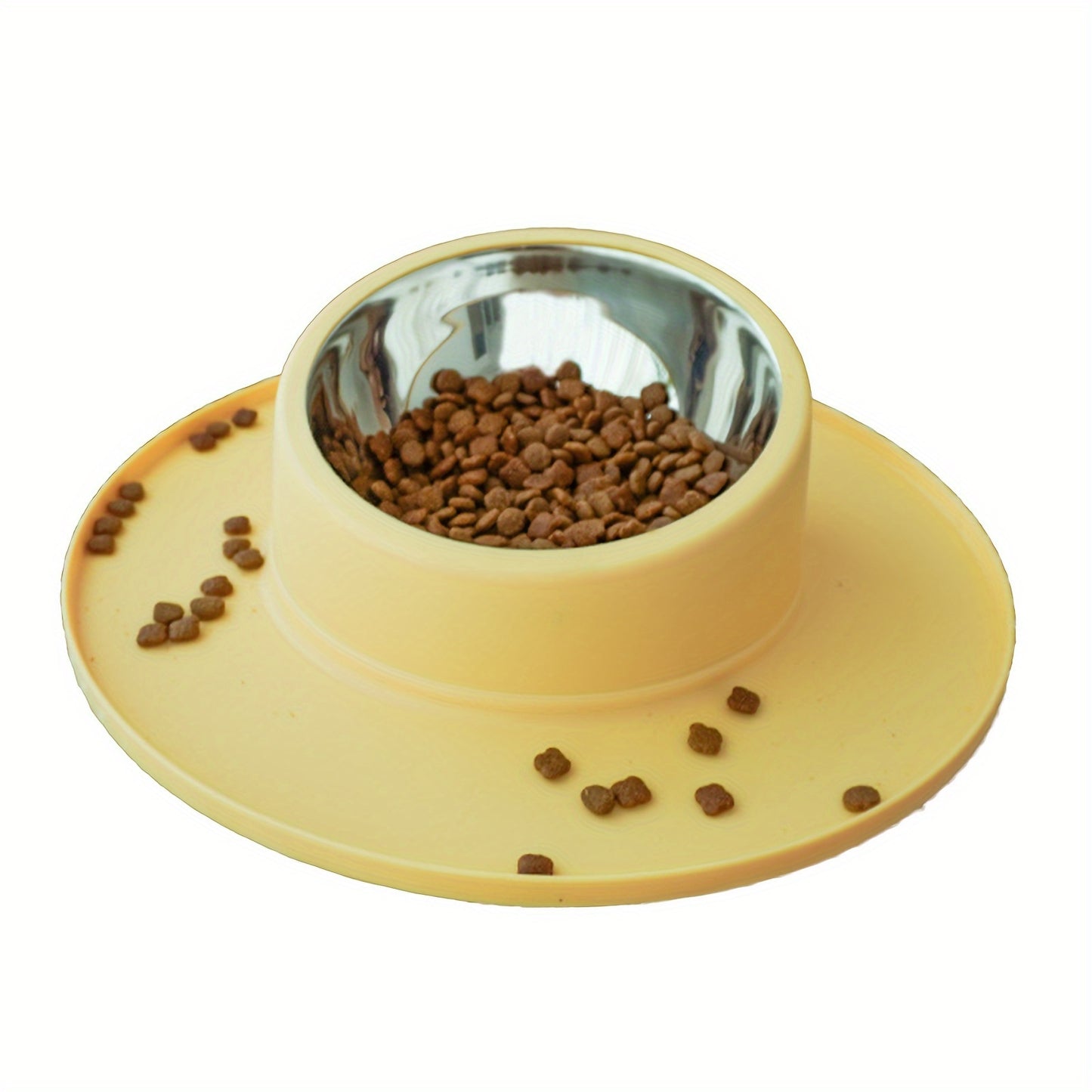 Tigela com Base Antiderrapante para Pets