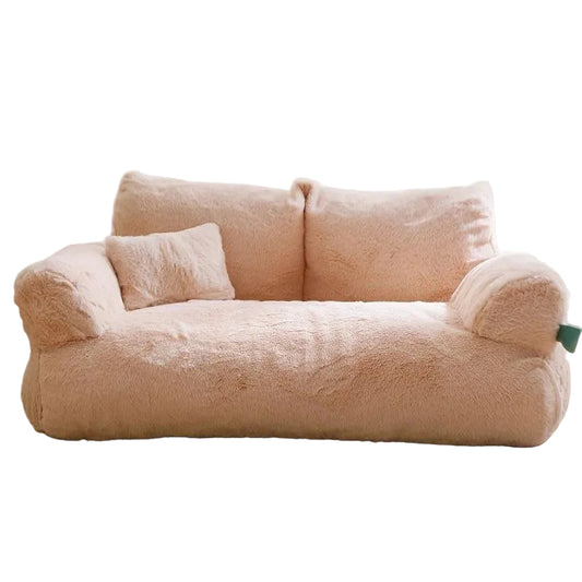 Sofá Pet Luxo de Pelúcia Cães