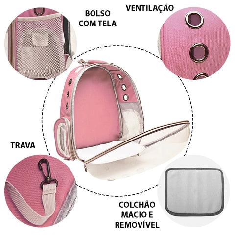 Bolsa de Transporte Transparente para Pets